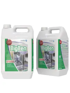 Big Ben - Auto Bar Glass Washer Liquid Detergent & Steriliser 2 x 5 Litres