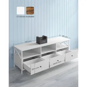 Adame TV Stand for TVs up to 65" White