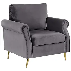 Armchair VIETAS Velvet Dark Grey