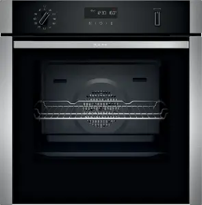 NEFF B6ACH7HH0B Built-in Pyrolytic Single Multi-function pyrolytic Oven - Black stainless steel effect