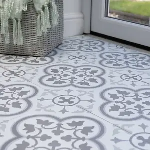 Floor Pops Remy Self Adhesive Vinyl Floor Tiles Pack of 10 (0.93sqm)