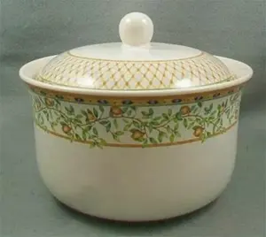 Tesco Lemon Tree Casserole Pot With Lid - Good Condition