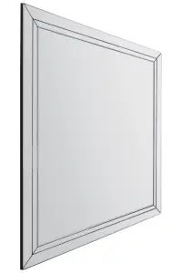 MirrorOutlet Cranbury All Glass Double Edged Venetian Wall Mirror 144 x 115.5 CM