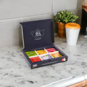 URBNLIVING 25cm Width 2 Boxes-Special Gift Box Tea Selection 24 Tea Bags 6 Different Flavours