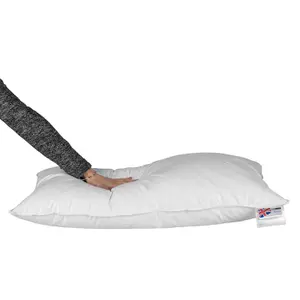 Homescapes Duck Feather & Down Euro Continental Pillow - 40cm x 80cm (16"x32")