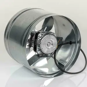 Metal Inline Extractor Fan Industrial Ventilator with 207mm / 8.15 Size