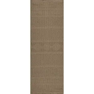 MYTHRI Machine Washable Jute Boho Runner Rug 79 x 220 cm