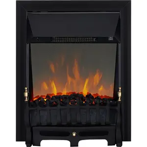 Focal Point Blenheim 2kW Electric Fire With reflective glass flame (H)555mm (W)390mm (D)114mm