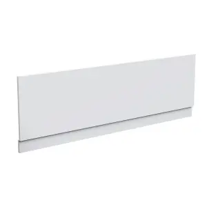 Nes Home White 1800mm Water Proof Durable PVC Front Bath Panel 15mm Thick