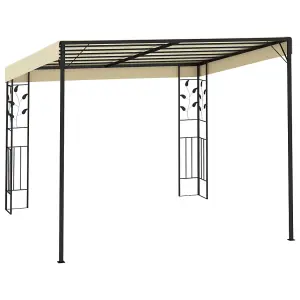 Berkfield Wall-mounted Gazebo 3x3x2.5 m Cream