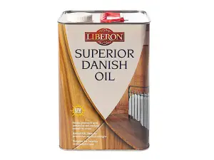 Liberon Superior Danish Oil 5 Liters - Premium Wood Finish and Protection