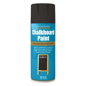 Rust-Oleum Chalkboard Black Matt Multi-surface Spray paint, 400ml