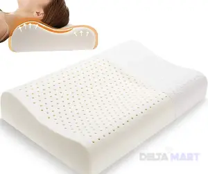 super soft  Natural Latex Premium Bed Pillow  Orthopedic Head and  Neck Support Contour Design 60x40