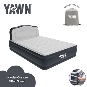 Yawn Air Bed Deluxe - Double Air Bed + Fitted Sheet