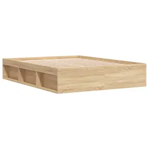 Berkfield Bed Frame Sonoma Oak 140x200 cm