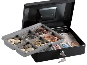 Secure Your Cash with the Master Lock Small Cash Box Featuring Keyed Lock