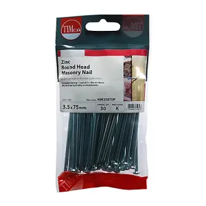 TIMCO Masonry Nails Zinc - 3.5 x 75