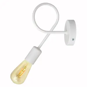 Luminosa Oxford Wall Lamp White 25cm