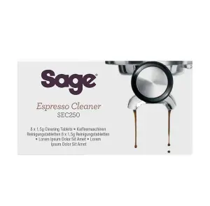 Sage - Espresso Coffee Machine Cleaning Tablets Pack of 8 Tabs