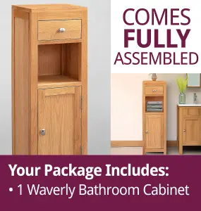 Hallowood Furniture Waverly Oak Bathroom Cabinet