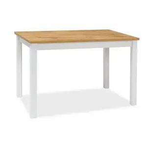 Ashlly Dining Table Oak Wotan / Anthracite / H75 x L100 x W60cm