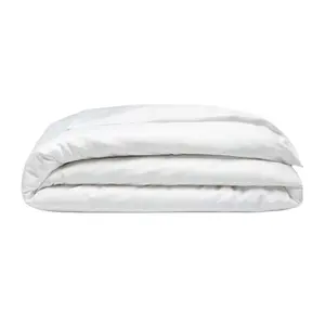 Belledorm 400 Thread Count Egyptian Cotton Oxford Duvet Cover White (Double)