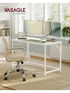 VASAGLE Computer Desk, Small Office Desk And Workstation, Work Desk For Home Office, Study, Bedroom