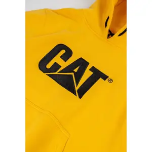 Caterpillar - Trademark Hooded Sweatshirt - Yellow - Large