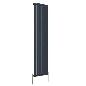 Right Radiators 1800x408 mm Vertical Single Flat Panel Designer Radiator Central Heating Rads Anthracite