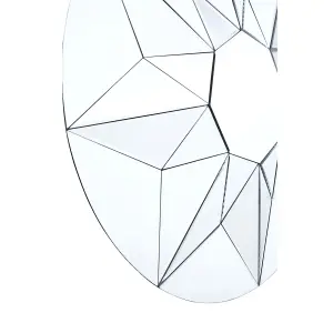 Interiors by Premier Wanda 3D Shape Round Wall Mirror