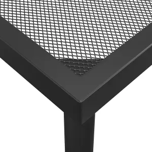 Berkfield Garden Table Anthracite 110x80x72 cm Steel Mesh