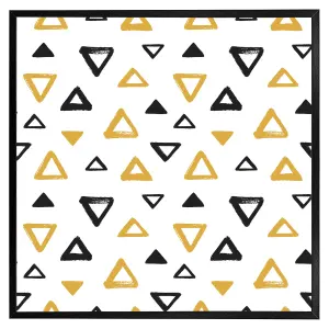 Egyptian pyramids (Picutre Frame) / 30x30" / Black