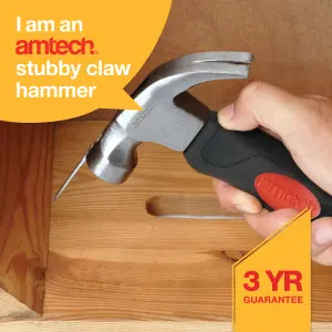 Amtech A0200 Magnetic stubby claw hammer