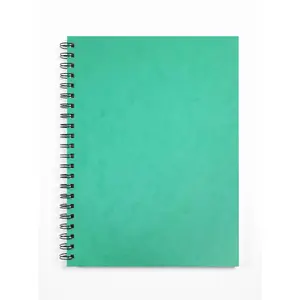 Silvine A4+ Wirebound Notebook (Pack Of 6) Green (One Size)