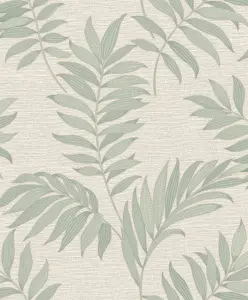 Sumatra Palm Leaf Green Wallpaper