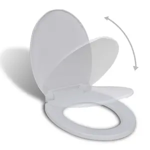 Soft-close Toilet Seat White Oval