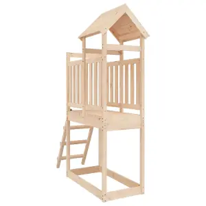 Berkfield Outdoor Playset 53x110x214 cm Solid Wood Pine