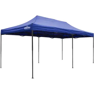 Durable 3x6m Blue Pop-Up Gazebo with Heavy Duty Frame for Outdoor Events