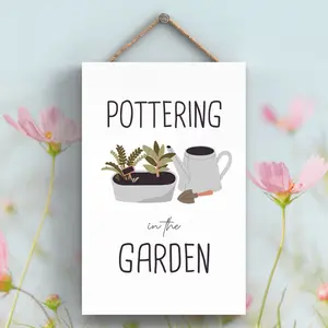 Garden Pottering Signs and Plaques