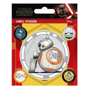 Star Wars: The Rise of Skywalker Vinyl Stickers (Pack of 5) Multicoloured (One Size)