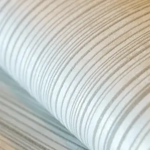 Galerie Universe Oat Beige Jupiter Metallic Stripe Wallpaper Roll