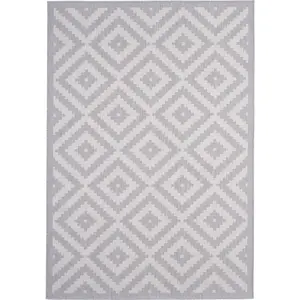 Ecology Collection Outdoor Rugs in Grey  100g