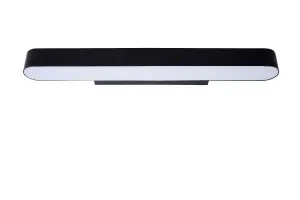 Lucide Madelon Modern Wall Light Bathroom - LED - 1x9W 2700K - IP44 - Black