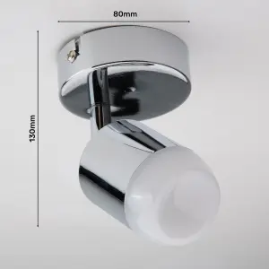 Arlec Pallas 5W Led Chrome Spotlight