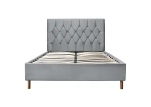 Birlea Loxley Small Double Ottoman Bed Grey