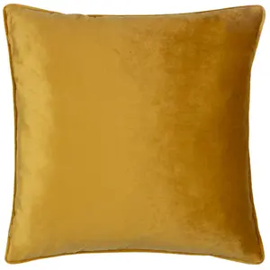 Bloomsbury Geometric Square Throw Cushion Mustard