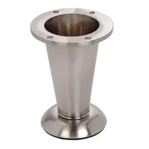 Rothley Nickel effect Furniture leg