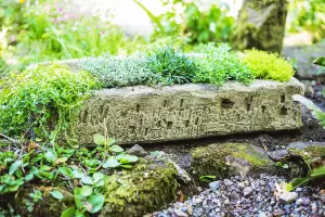 Large Stone Herb Garden Planter Trough