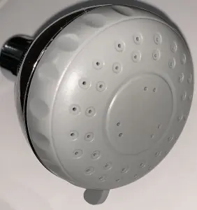 Chrome Commercial Anti Vandal Fixed Shower Head Rub Clean with Wall Arm Outlet