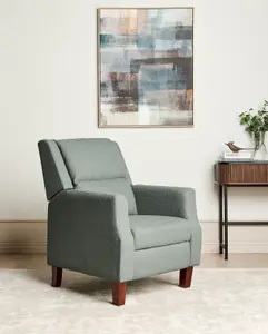 Recliner Chair EGERSUND Fabric Light Green